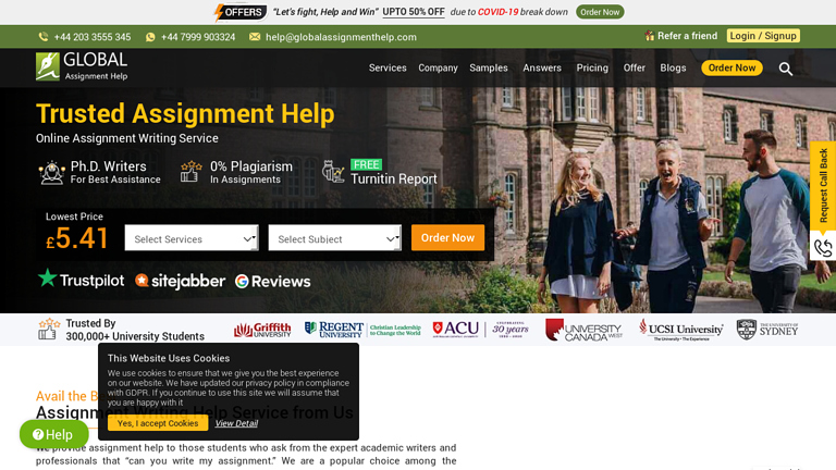 GlobalAssignmentHelp.com review GlobalAssignmentHelp.com review
